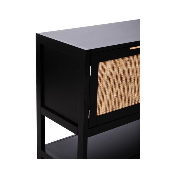 Fekete komód 85x73x38 cm Sherman – Premier Housewares-image-3