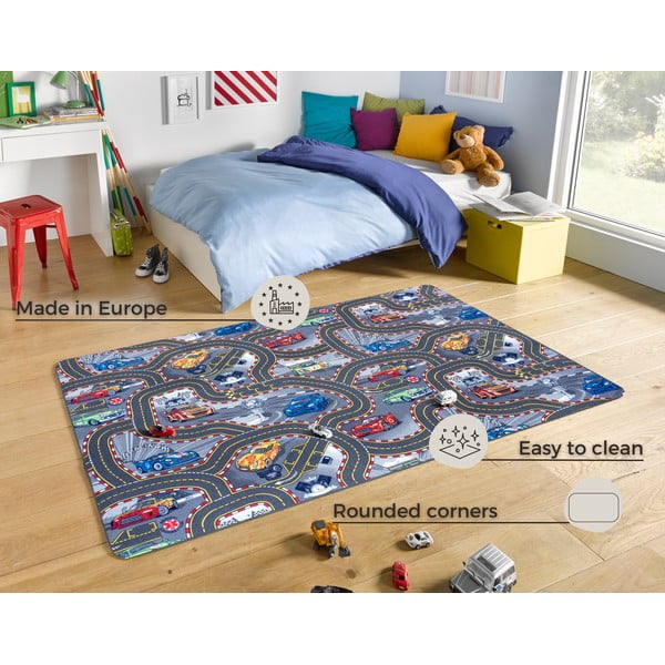 Play Race Track gyerekszőnyeg, 160 x 240 cm - Hanse Home-image-2