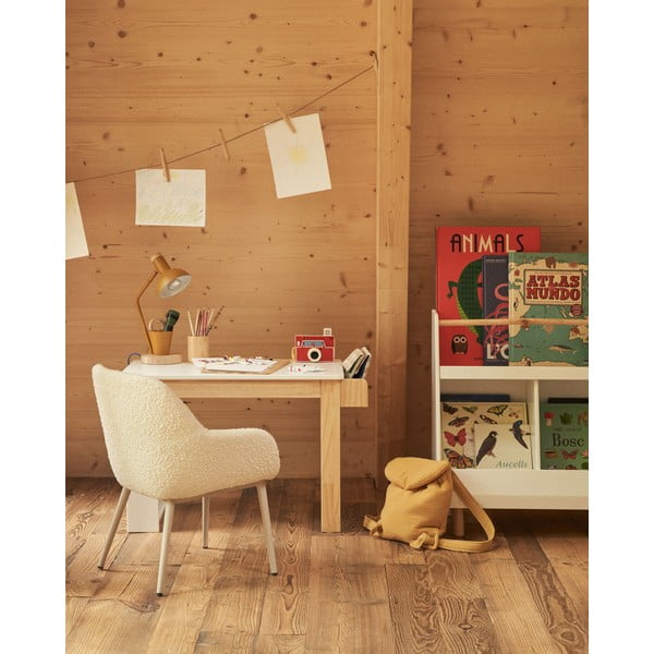 Fehér gyerek szék Konna – Kave Home-image-2