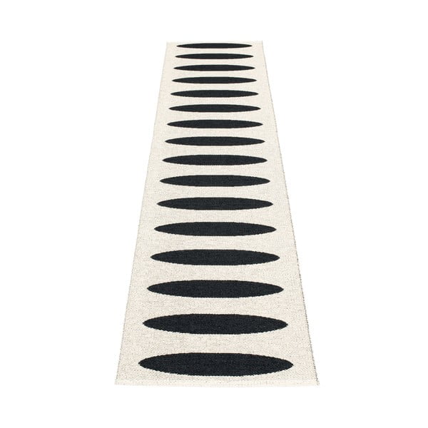 Fekete kültéri-beltéri futószőnyeg 70x300 cm Ella Black – Pappelina-image-2