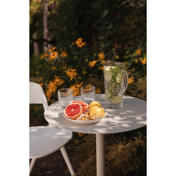 Acél kerek bárasztal ø 57 cm Snow – Zuiver-image-1