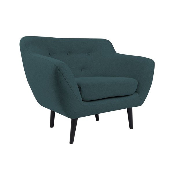 Piemont türkizkék fotel - Mazzini Sofas-image-2