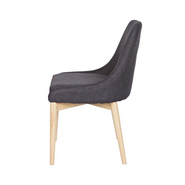 Kobe Dark Grey szürke fa székkészlet, 2 részes - WOOOD-image-3