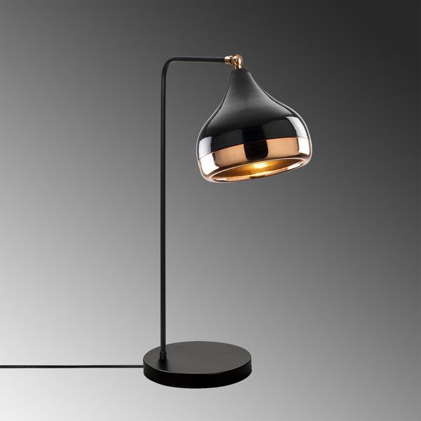 Yildo fekete-rézszínű asztali lámpa - Opviq lights-image-1