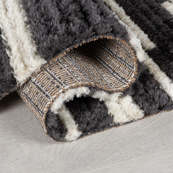 Fekete-fehér szőnyeg 120x170 cm Lina – Flair Rugs-image-2