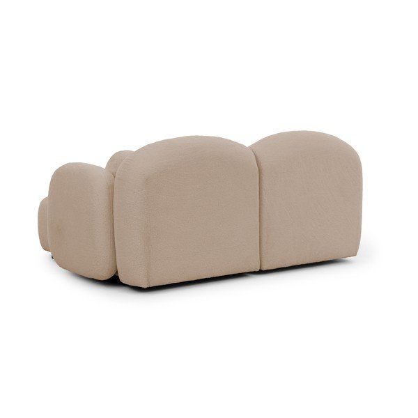 Világosbarna buklé sarokkanapé (jobb oldali-heverő résszel) Orbit – Ropez-image-3