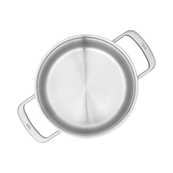 Indukciós tűzhelyhez alkalmas rozsdamentes acél edény fedővel 3 l Lucca 3.0 – FABINI-image-4