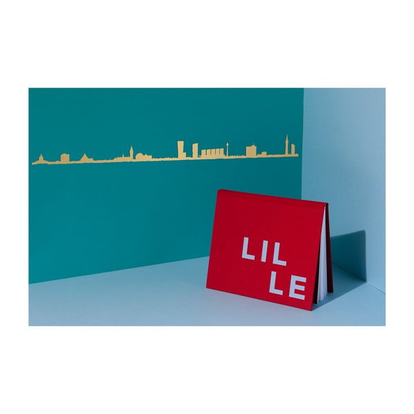 Lille aranyozott város sziluett - The Line