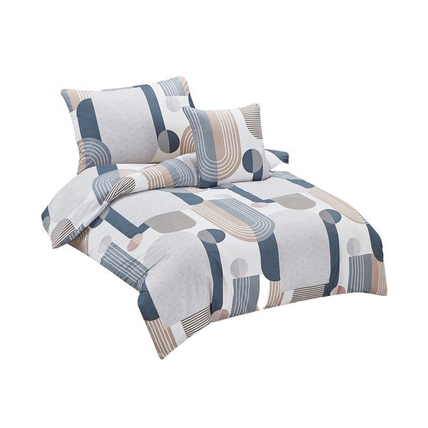 Egyszemélyes háromrészes mikroszatén ágyneműhuzat 140x200 cm Beryl – My House