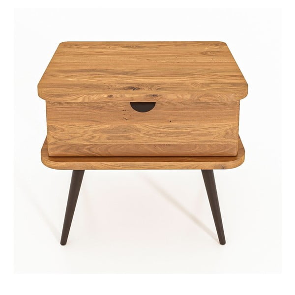 Natúr színű tölgyfa éjjeliszekrény Kula – The Beds-image-2