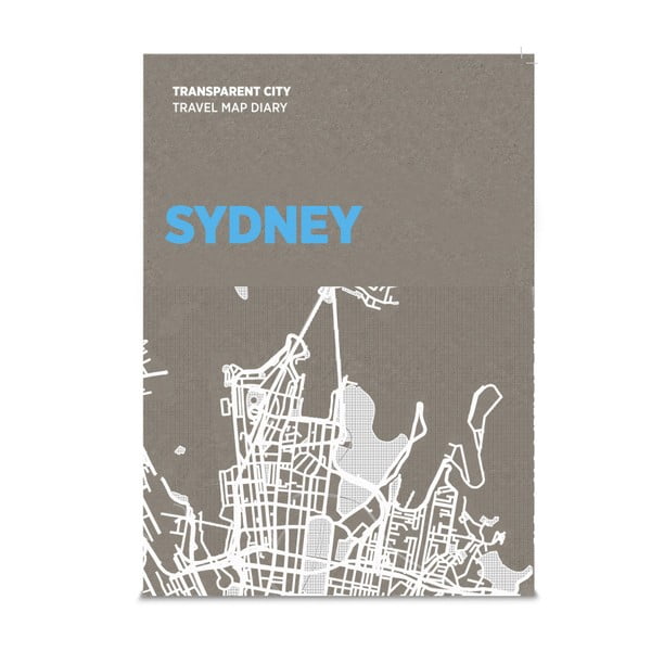 Transparent City Sydney írható térkép - Palomar