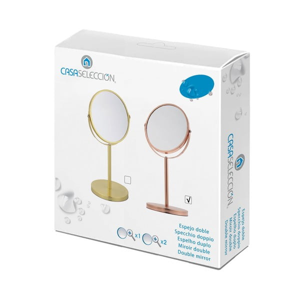 Kozmetikai nagyítós tükör (kétszeres) ø 17 cm – Casa Selección-image-3