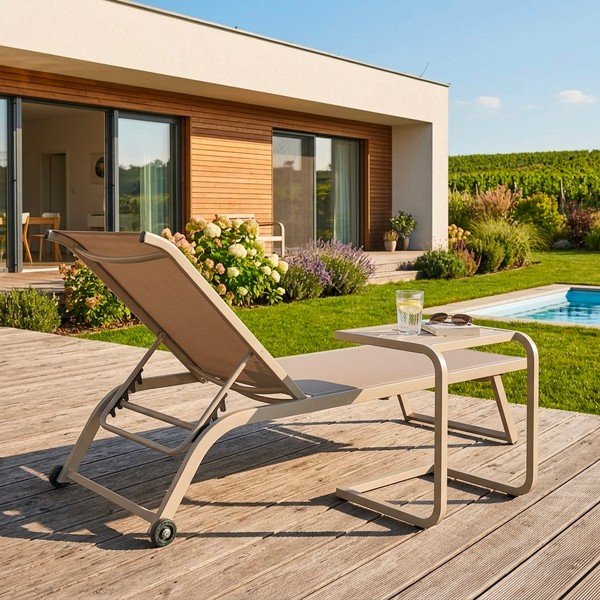 Alumínium kerti kisasztal 40x40 cm Taylor – Bizzotto-image-1