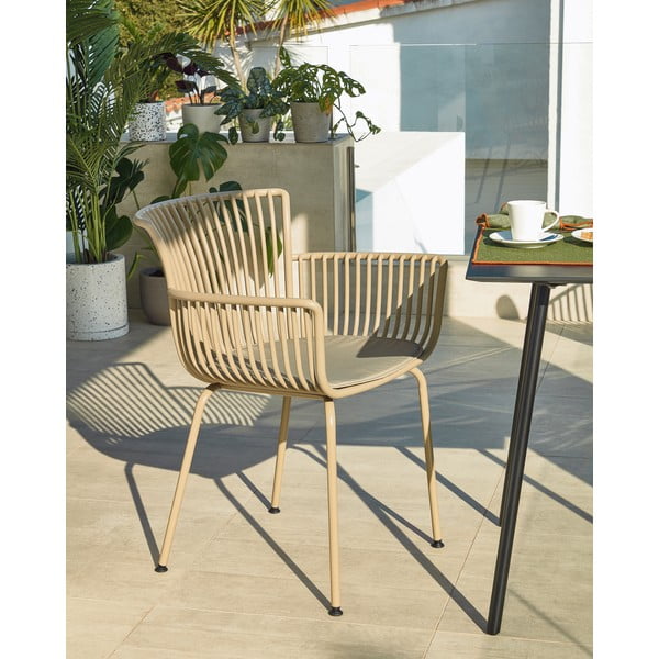 Surpika bézs kerti szék - Kave Home-image-1