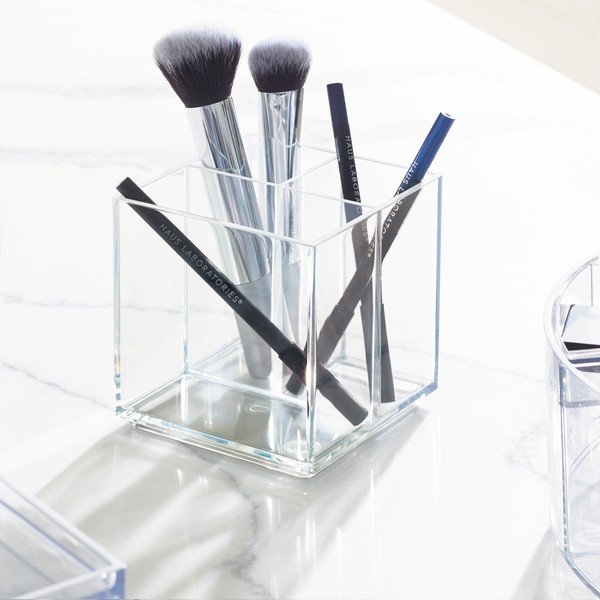 Újrahasznosított műanyag fürdőszobai rendszerező kozmetikumokhoz Cosmetic Cube – iDesign-image-1