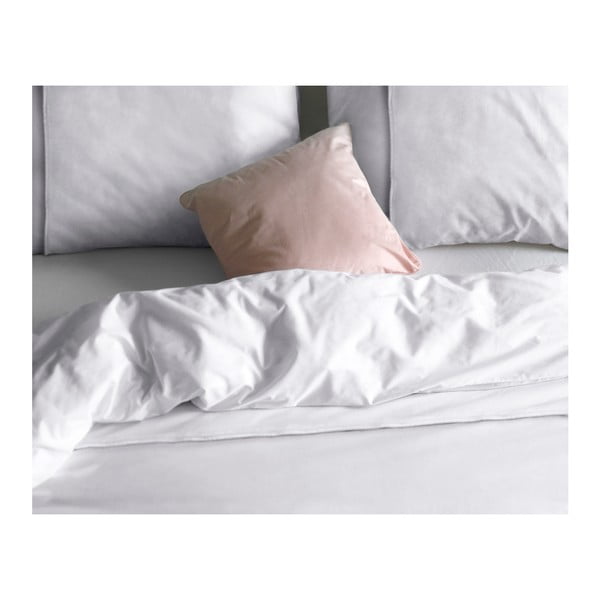 Monte Carlo egyszemélyes fehér mikroperkál ágyneműhuzat, 140 x 200 cm - Sleeptime-image-2