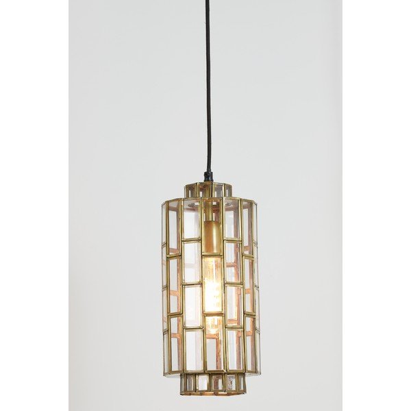 Bronzszínű függőlámpa üveg búrával Søstrene – Light & Living-image-3