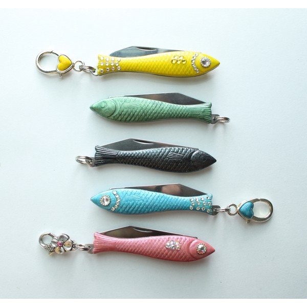 Világoskék hal formájú cseh bicska - Alexandra Dětinská-image-4