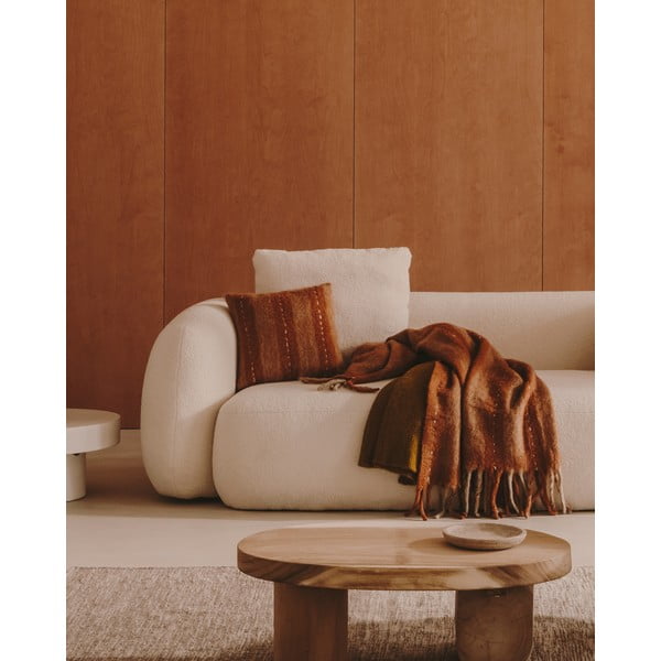 Gyapjú-szálkeverék takaró 130x170 cm Mayela – Kave Home-image-4