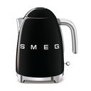 Fekete rozsdamentes acél vízforraló 1,7 l Retro Style – SMEG