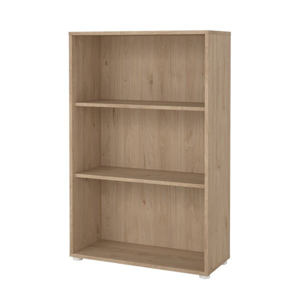 Natúr színű könyvespolc tölgyfa dekorral 80x124 cm Sign – Tvilum-image-3