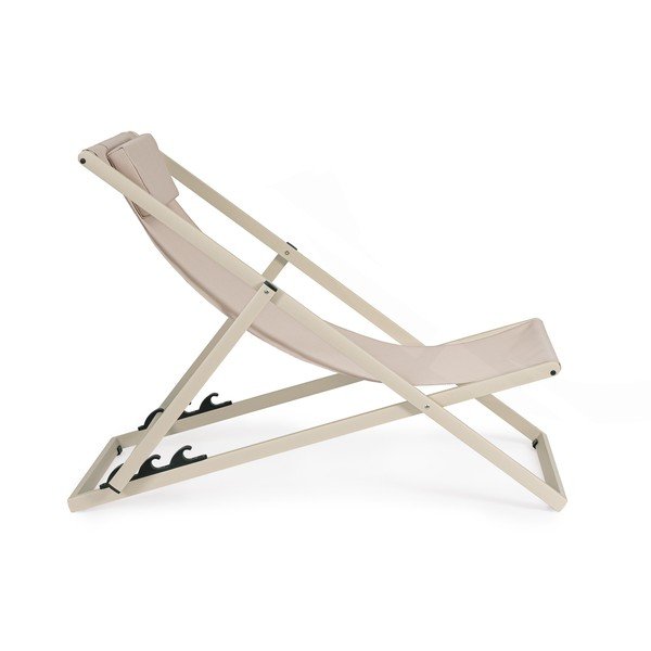 Bézs fém kerti napozóágy Taylor – Bizzotto-image-3