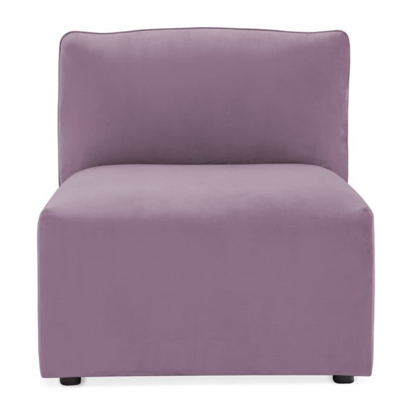 Velvet Cube lila kanapé, középső elem - Vivonita