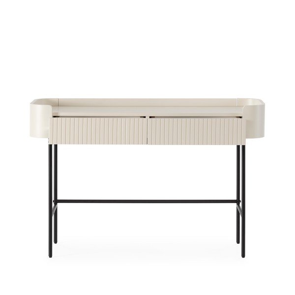Krémszínű konzolasztal 40x120 cm Willa – MOME-image-2