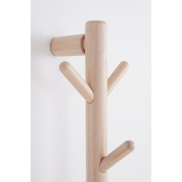 Világos natúr színű borovi fenyő fali fogas 21 cm Eddison – Jotex-image-2