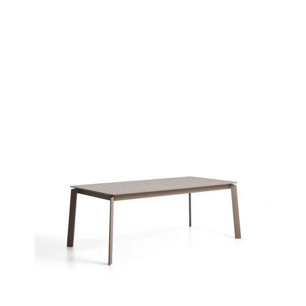 Fém kerti étkezőasztal 100x205 cm Brela – Kave Home-image-4