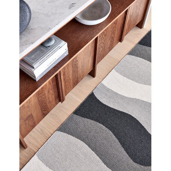 Szürke kültéri-beltéri futószőnyeg 70x200 cm Urvi Metal – Pappelina-image-3