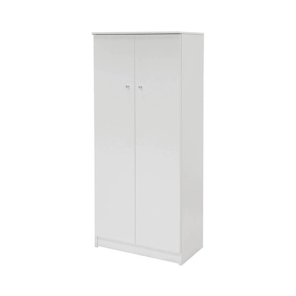 Home fehér kétajtós ruhásszekrény, magasság 147 cm - Evergreen House