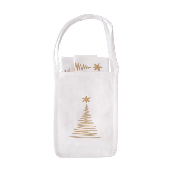 Pamut konyharuha és táska szett karácsonyi mintával 50x70 cm – Orion-image-4