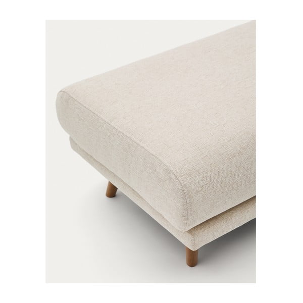 Bézs zsenília lábtartó Karin – Kave Home-image-3