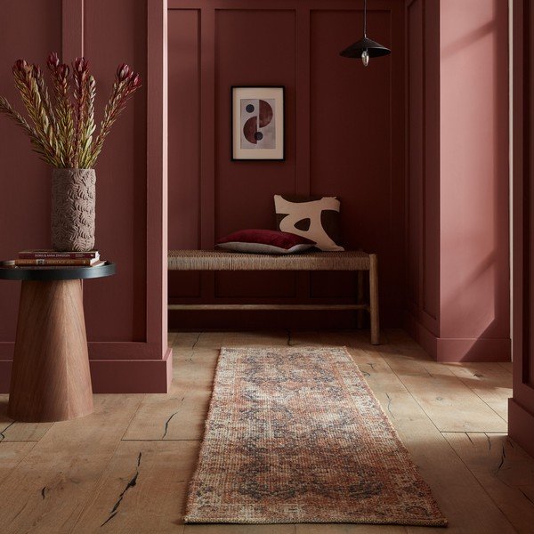 Natúr színű kézi szövésű juta keverék futószőnyeg 60x230 cm Miley – Flair Rugs-image-1