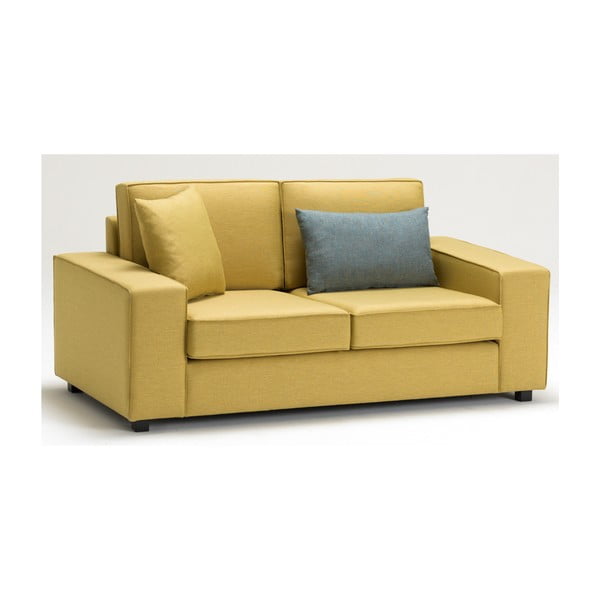 Home Doty sárga kétszemélyes kanapé - Balcab