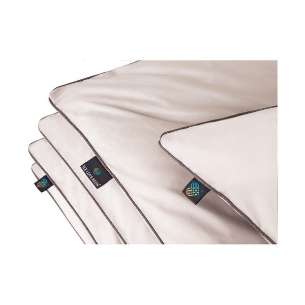 Perla világosszürke pamut párnahuzat, 70 x 80 cm - WeLoveBeds-image-1