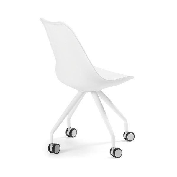 Lars fehér irodai szék - Kave Home-image-1