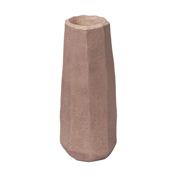Rózsaszín poligyanta váza (magasság 15,5 cm) Nuki – Mette Ditmer Denmark