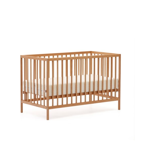 Natúr színű bükkfa babaágy 60x120 cm Shantal – Kave Home-image-2