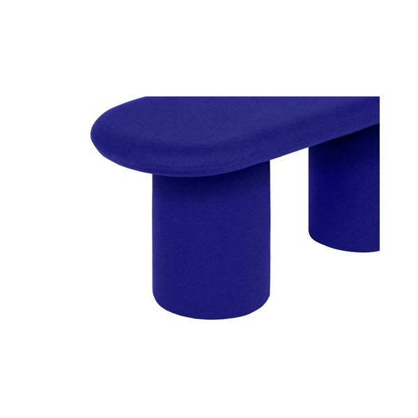 Kék gyapjú párnázott pad Rull – noo.ma-image-2