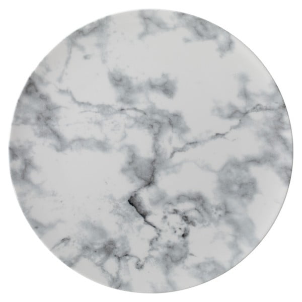 Marmory fehér-fekete porcelán tányér, ø 27 cm - Villeroy & Boch