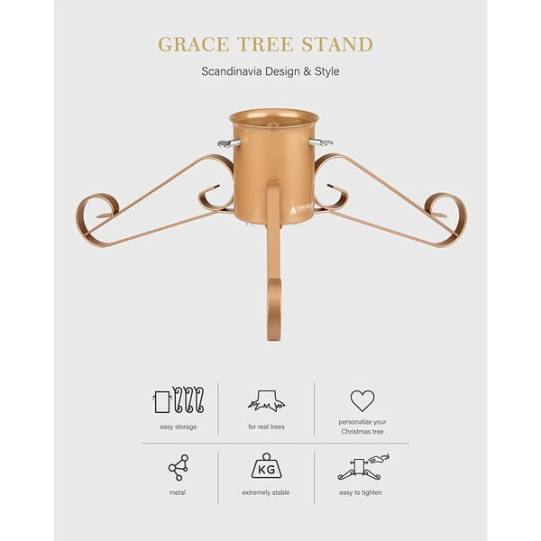 Grance piros fém karácsonyfatalp - Tree Nest-image-2