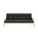 Grab feketés szürke kinyitható kanapé 204 cm - Karup Design