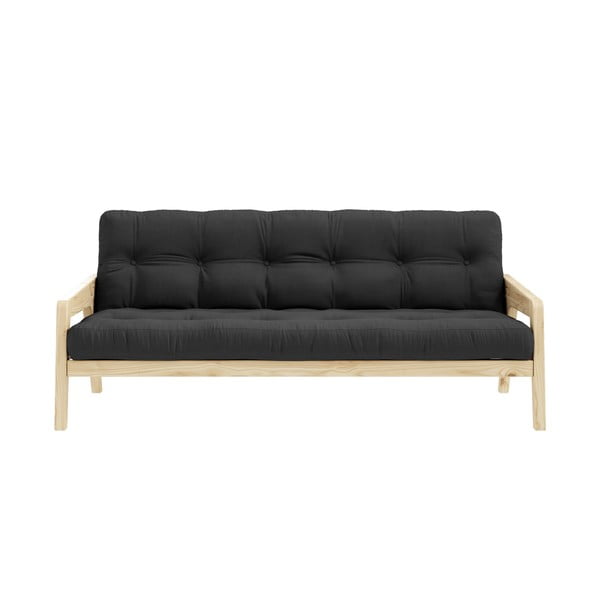 Grab feketés szürke kinyitható kanapé 204 cm - Karup Design