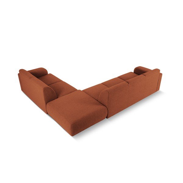 Barna buklé sarokkanapé (jobb oldali) Molino – Micadoni Home-image-3