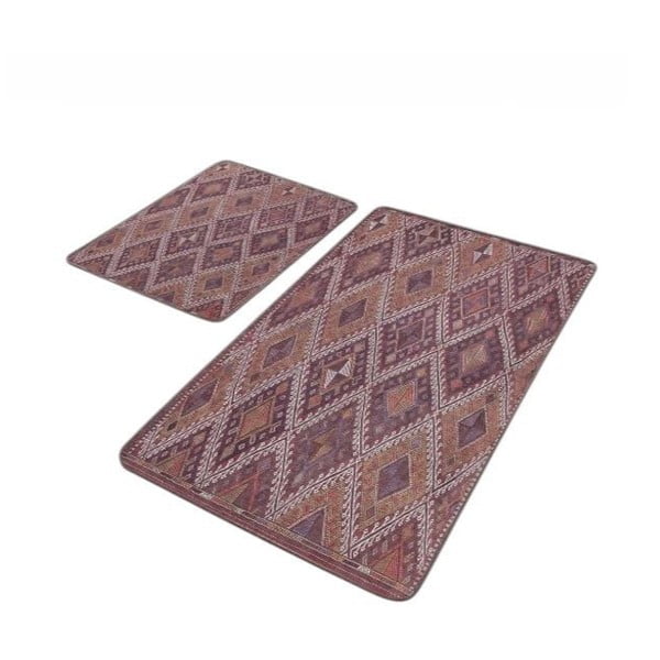 Bársony fürdőszobai kilépő szett 2 db-os 60x100 cm – Mila Home