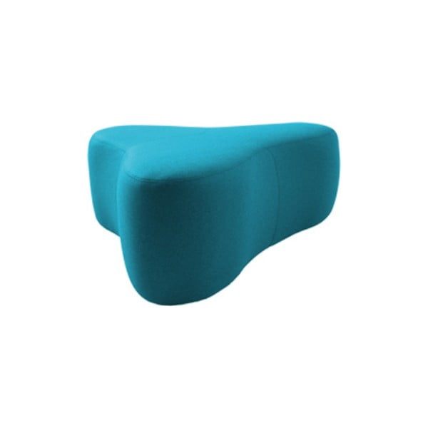 Chat Felt Melange Turquoise türkiz puff, hosszúság 130 cm - Softline