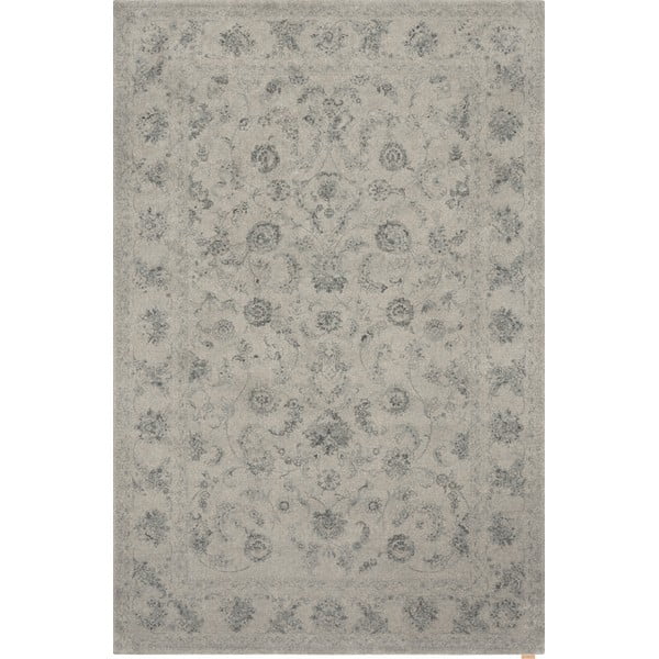 Bézs gyapjú szőnyeg 170x240 cm Calisia Vintage Flora – Agnella