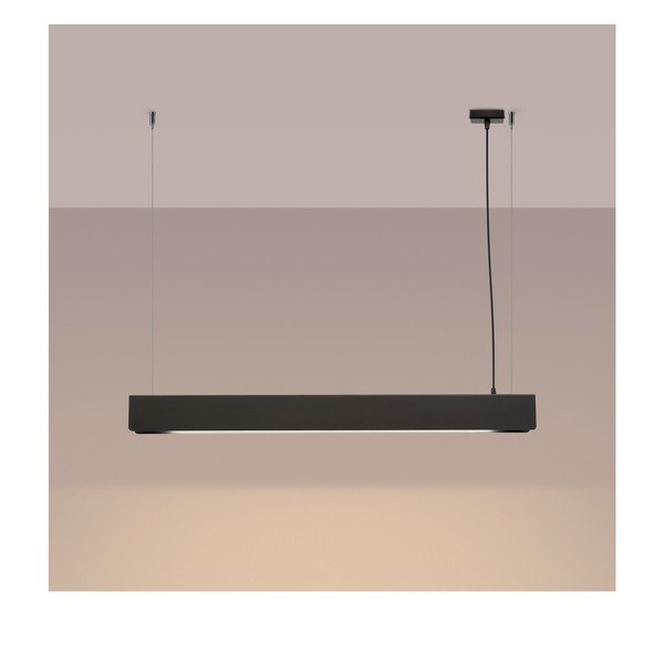 Fekete fém LED függőlámpa Nebula – Sollux-image-2